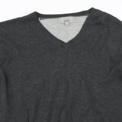 Marks and Spencer Mens Grey   Pullover Jumper Size L