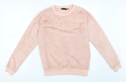 New Look Womens Pink   Pullover Sweatshirt Size 8