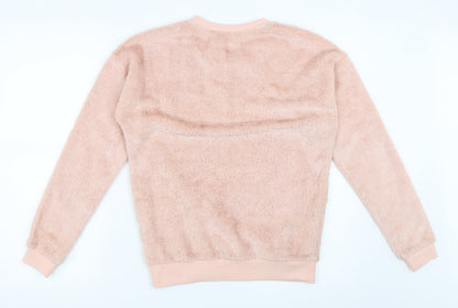 New Look Womens Pink   Pullover Sweatshirt Size 8