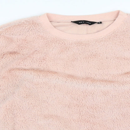 New Look Womens Pink   Pullover Sweatshirt Size 8