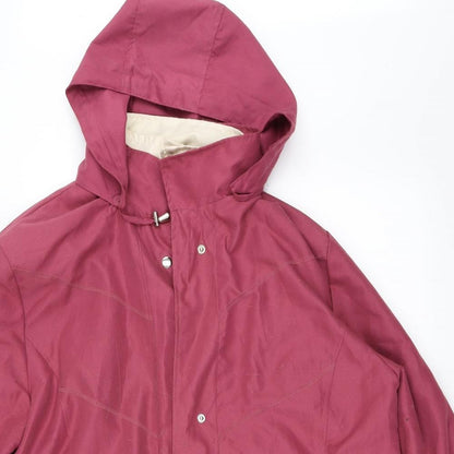 Womens UK Size 16 Gabriella Vicenga Pink Overcoat
