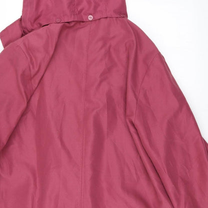 Womens UK Size 16 Gabriella Vicenga Pink Overcoat
