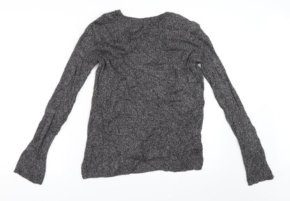 H&M Womens Grey   Pullover Jumper Size S