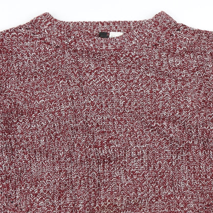 H&M Womens Red   Pullover Jumper Size S