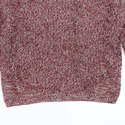 H&M Womens Red   Pullover Jumper Size S