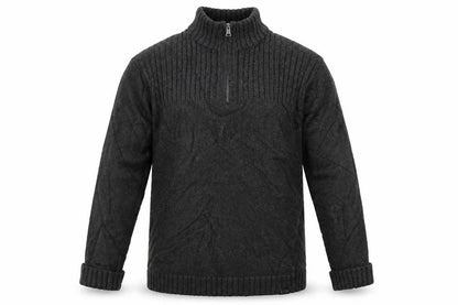 Mens UK Size L Burton Grey Henley Jumper