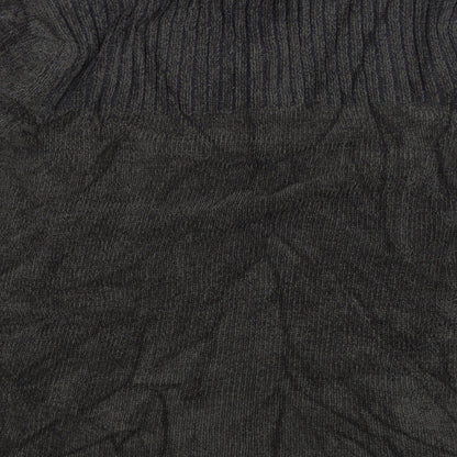 Burton Mens Grey   Henley Jumper Size L