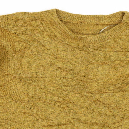 Marks & Spencer Womens Yellow   Pullover Jumper Size L