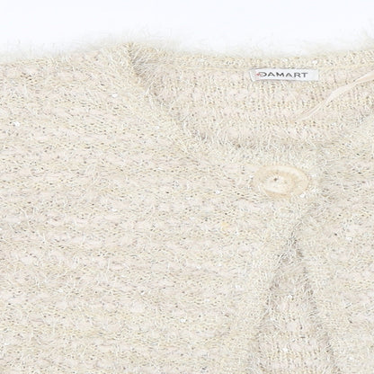 Damart Womens Beige   Cardigan Jumper Size M