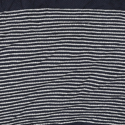 Minimum Womens Blue Striped  Pullover Jumper Size M