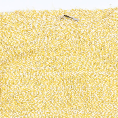 Marks & Spencer Womens Yellow   Pullover Jumper Size L