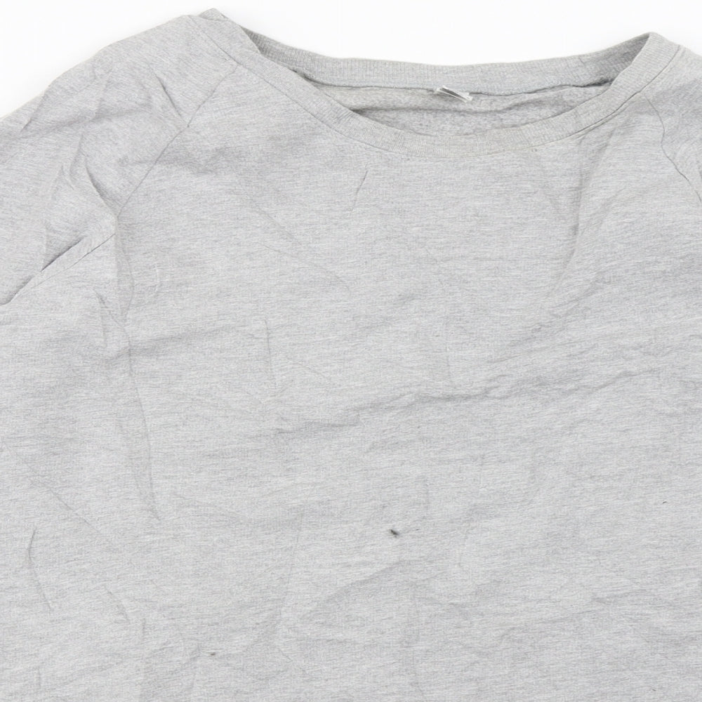 california fleece Mens Grey   Pullover Jumper Size S