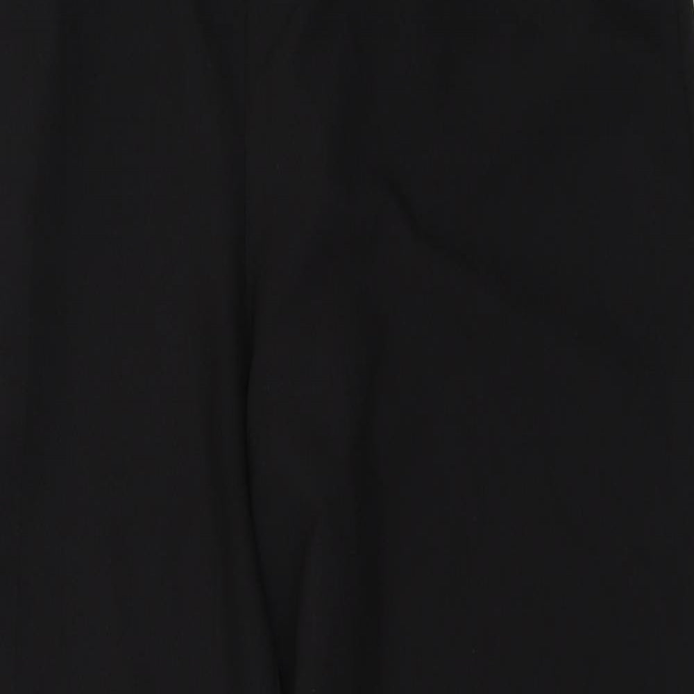 Womens UK Size 16 BM Regular Fit  Black Trousers