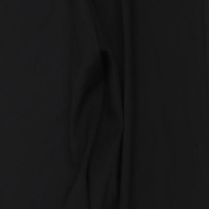 Womens UK Size 16 BM Regular Fit  Black Trousers