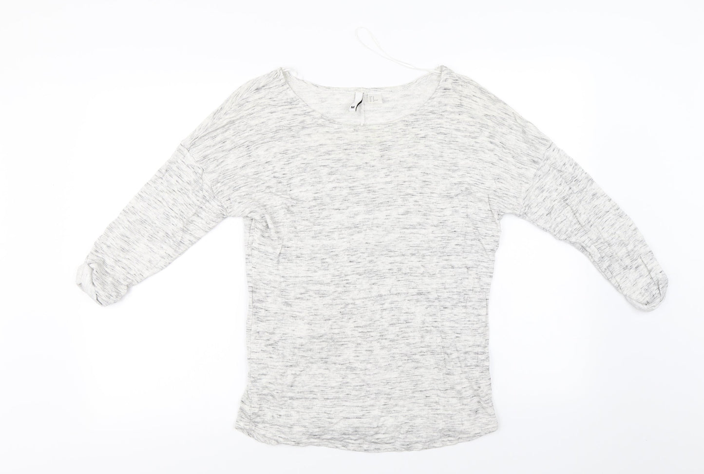 Womens UK Size M H&M Ivory Basic T-Shirt