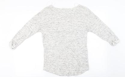 Womens UK Size M H&M Ivory Basic T-Shirt