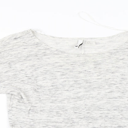 Womens UK Size M H&M Ivory Basic T-Shirt
