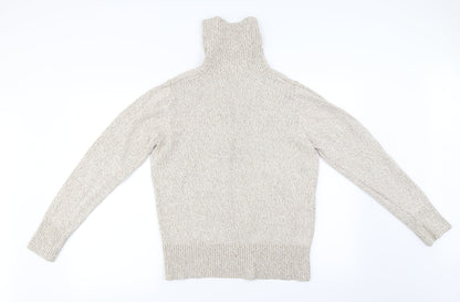 BHS  Womens Beige   Henley Jumper Size 16