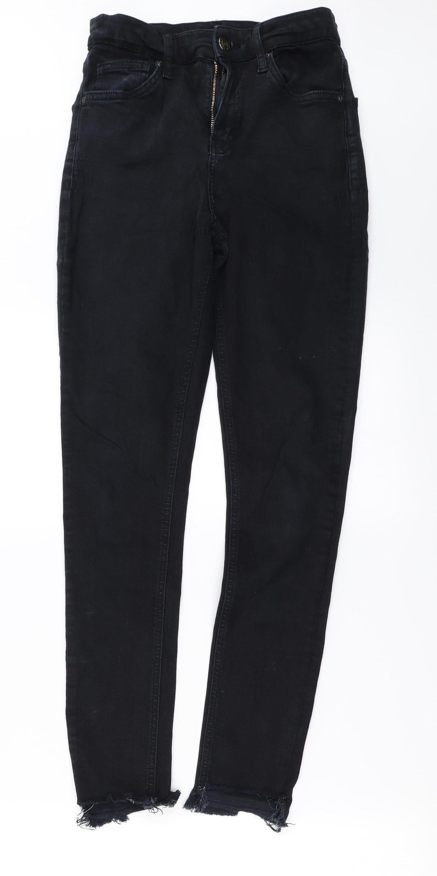 Topshop Womens Black   Skinny Jeans Size 28 in L32 in