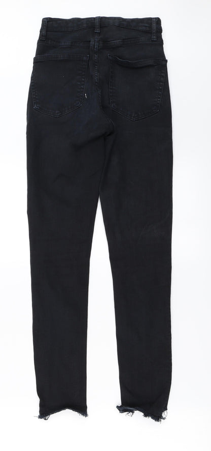 Topshop Womens Black   Skinny Jeans Size 28 in L32 in