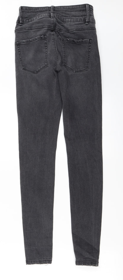 denim co Womens Grey   Skinny Jeans Size 6 L28 in