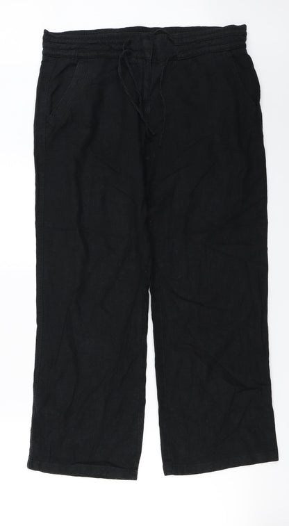 paravel Womens Black   Trousers  Size 14 L26 in