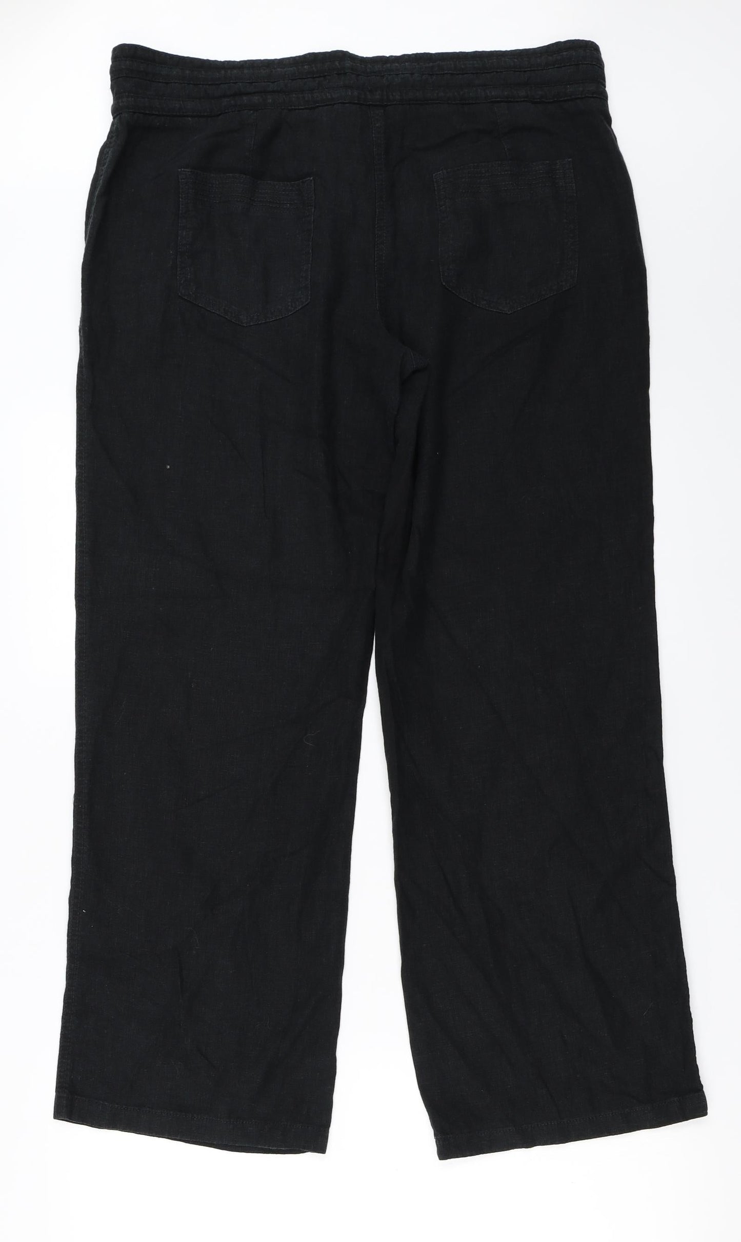 paravel Womens Black   Trousers  Size 14 L26 in