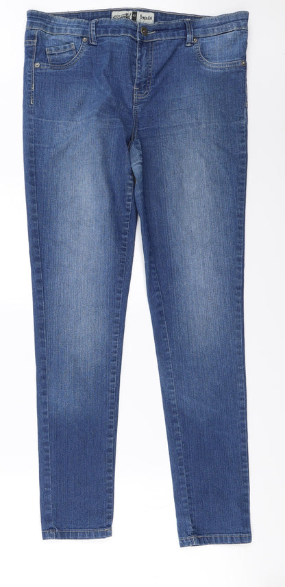 essential denim Womens Blue   Straight Jeans Size 34 in L30 in