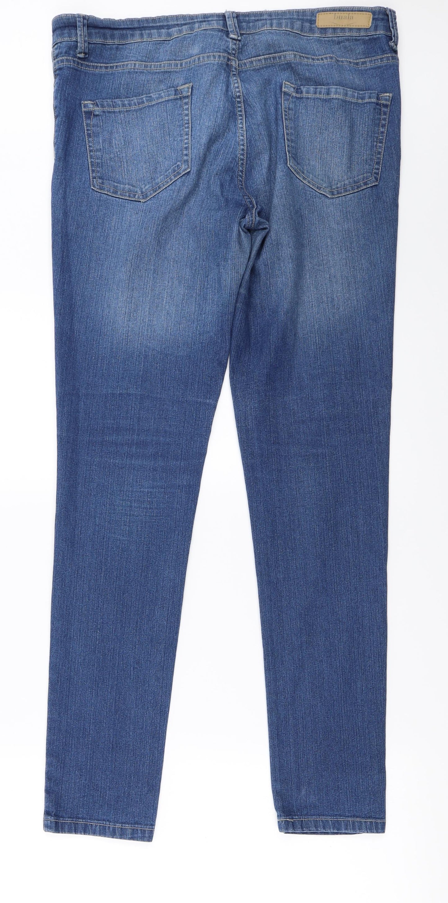 essential denim Womens Blue   Straight Jeans Size 34 in L30 in