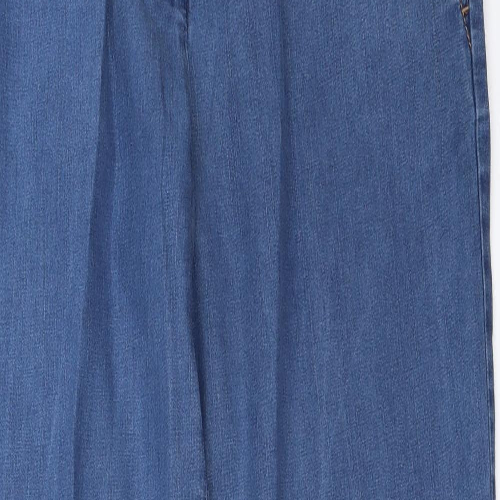 Womens UK Size 10 Marks and Spencer Regular Fit Straight Blue Jeans