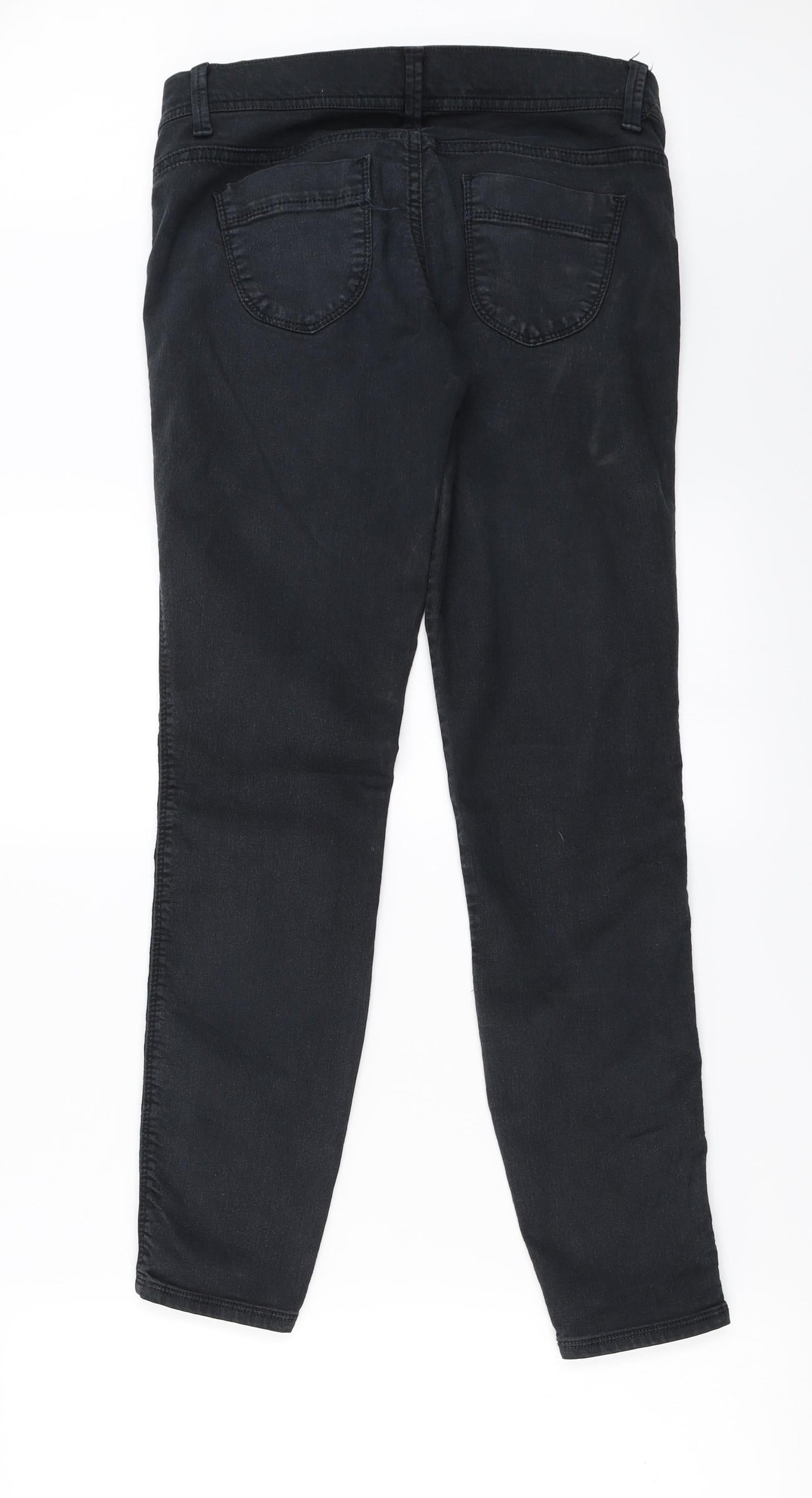 Benneton Jeans Women's Black Cotton Jegging Size 28 in