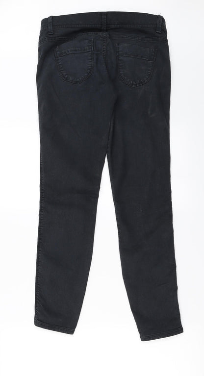 Benneton Jeans Women's Black Cotton Jegging Size 28 in