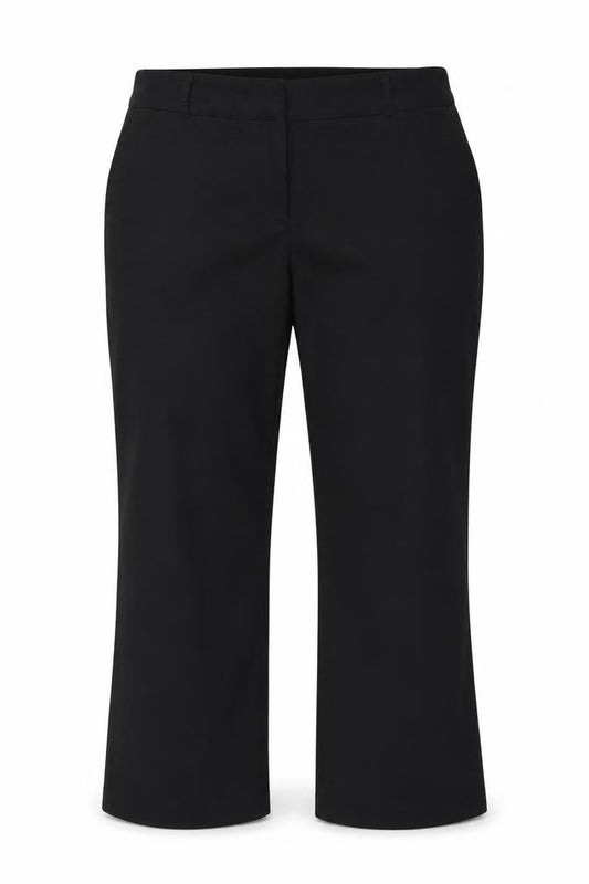 Womens UK Size 16 Papaya Regular Fit  Black Trousers