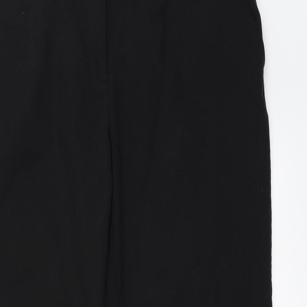 Womens UK Size 16 Papaya Regular Fit  Black Trousers