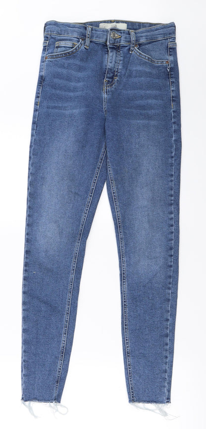 Topshop Womens Blue   Skinny Jeans Size 26 in L32 in