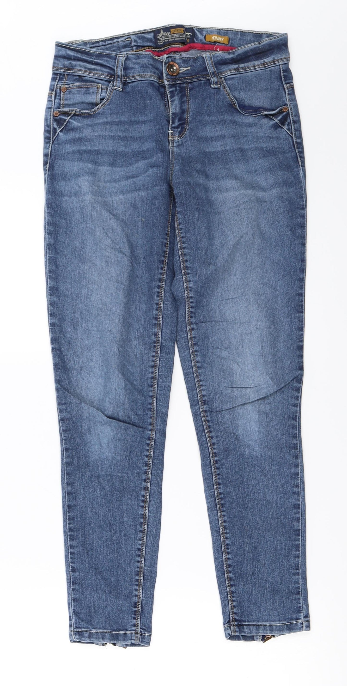 house of denim  Womens Blue   Skinny Jeans Size 26 in L23 in - Zip Ankles