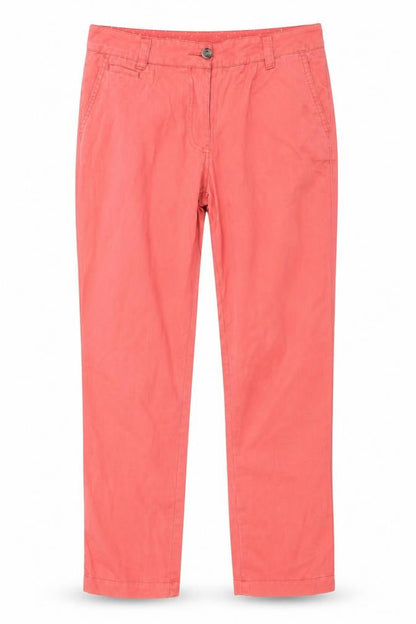 Womens UK Size 12 Papaya Regular Fit Straight Pink Jeans