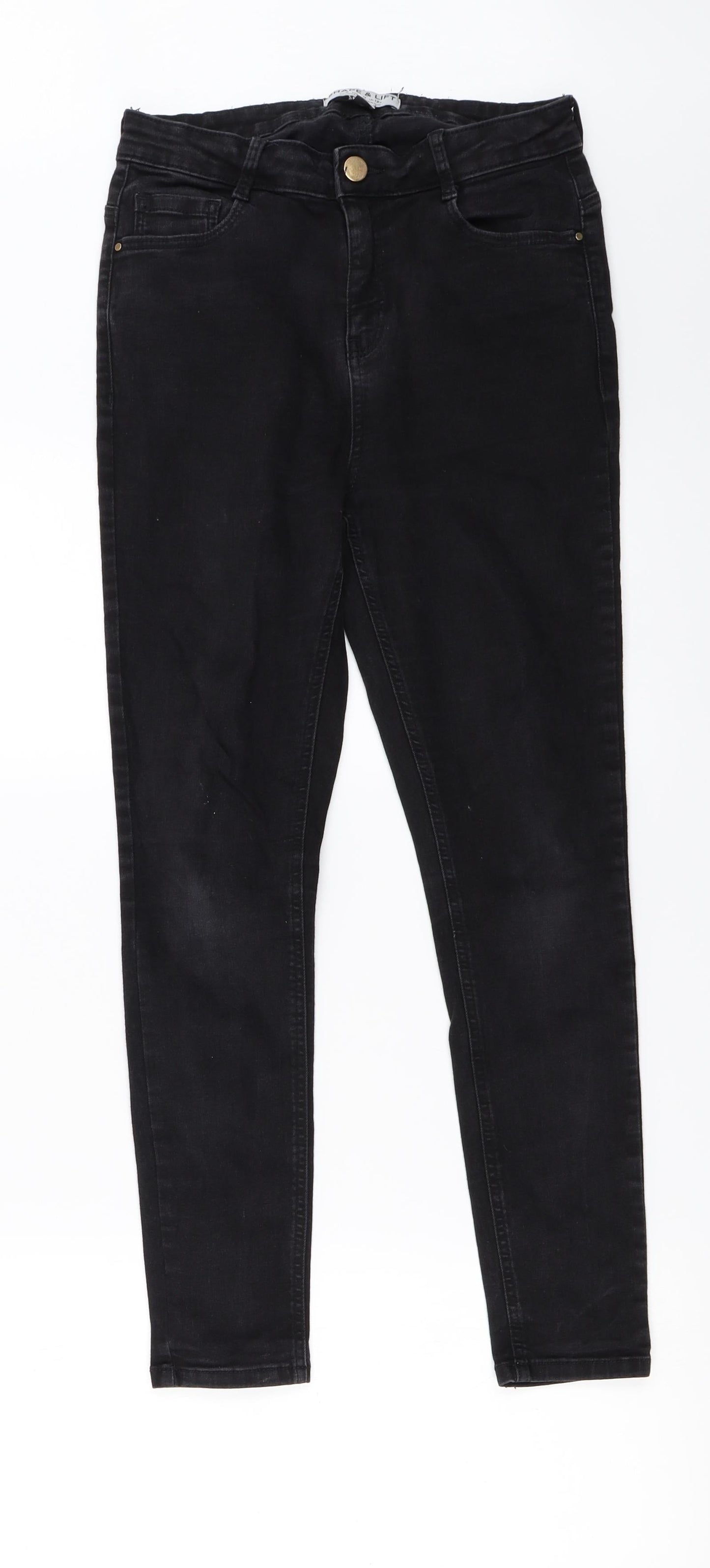 Dorothy Perkins Womens Black   Skinny Jeans Size 12 L23 in