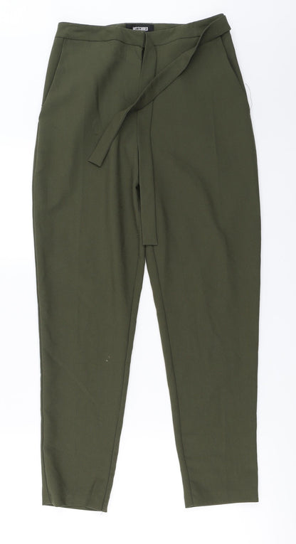 Misguided   Womens Green   Trousers  Size 8 L24 in
