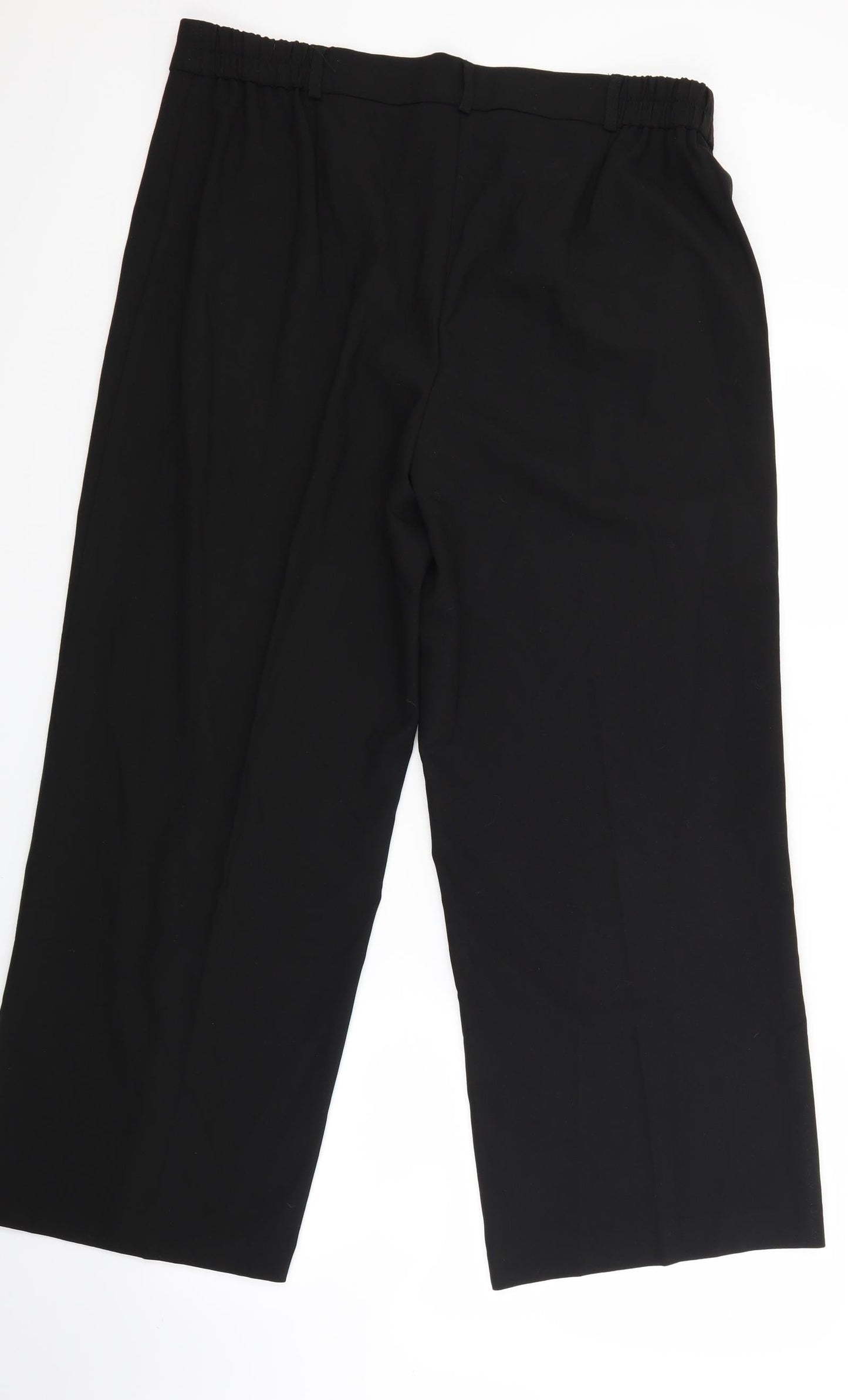 Womens UK Size 16 Agenda Regular Fit  Black Trousers