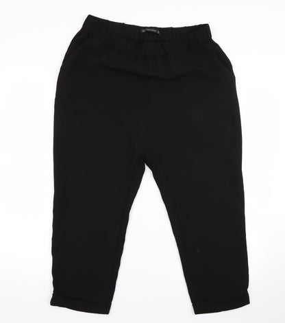 Womens UK Size M Zara Regular Fit  Black Trousers