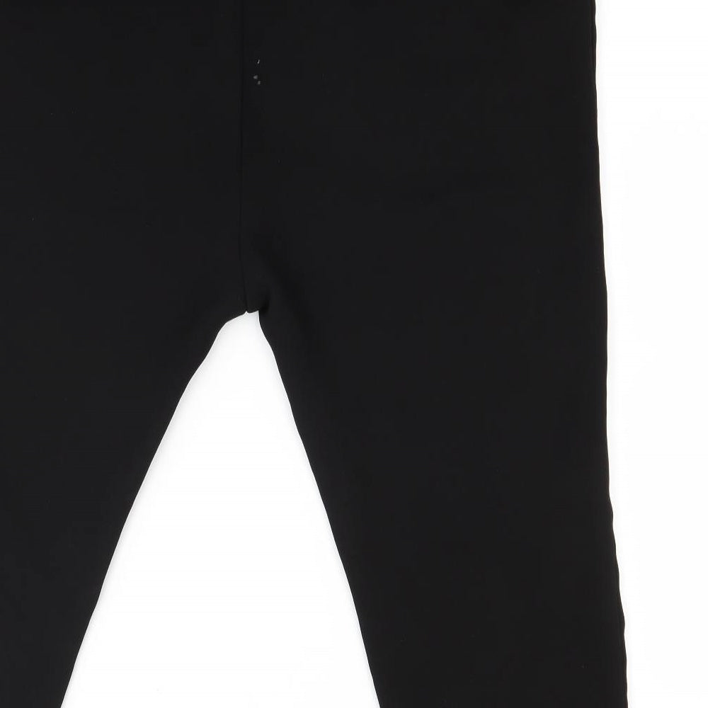 Womens UK Size M Zara Regular Fit  Black Trousers