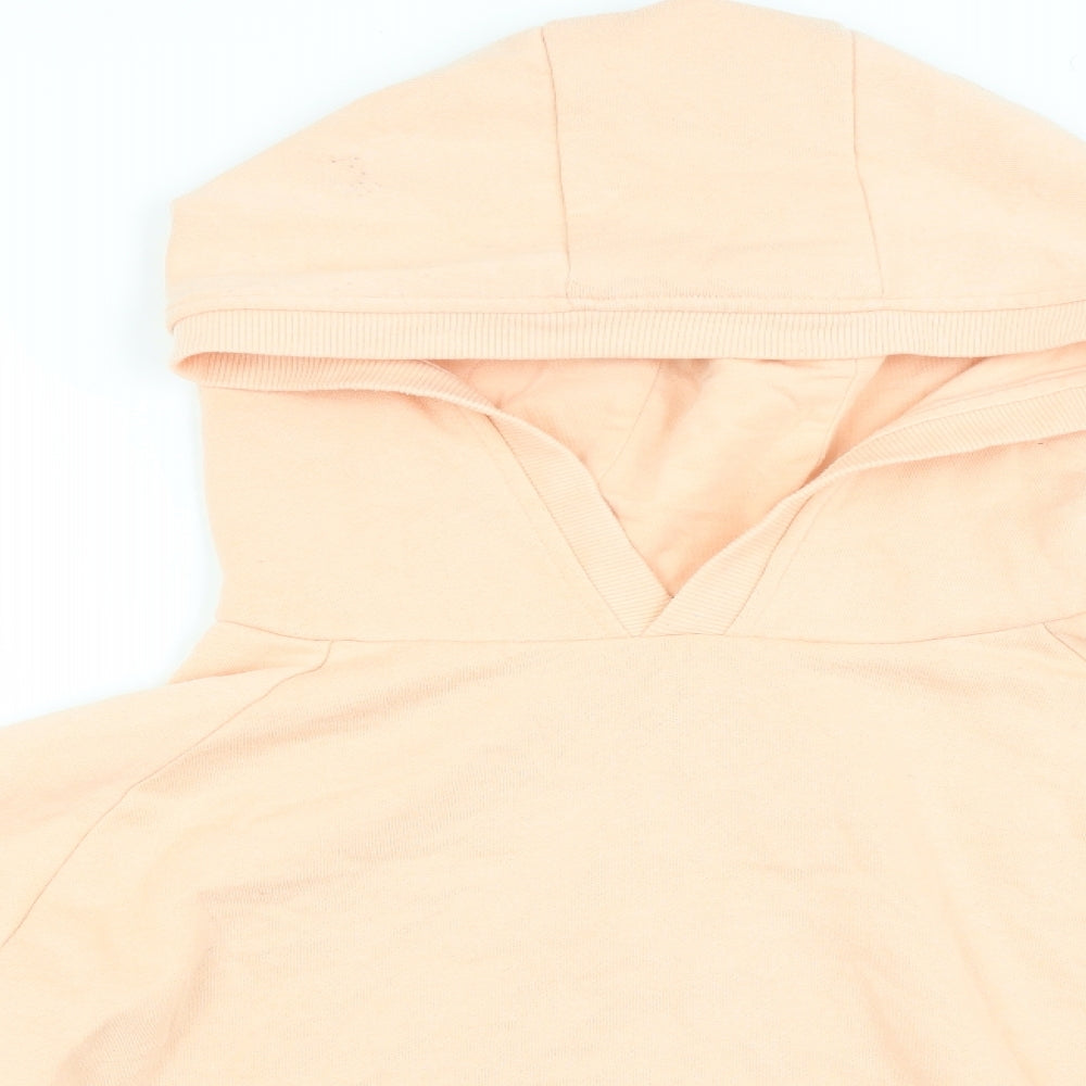 Active Girls Orange  Jacquard Pullover Hoodie Size 11-12 Years