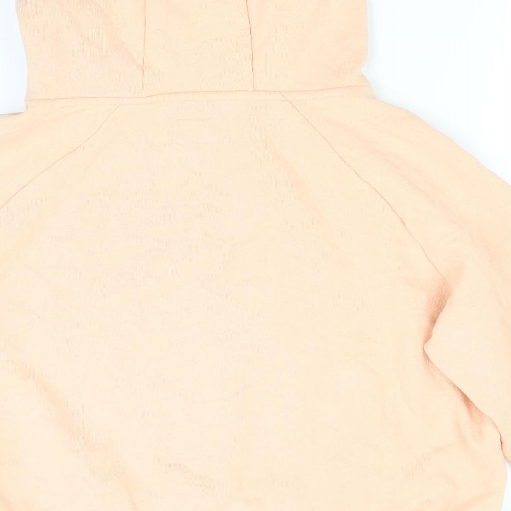 Active Girls Orange  Jacquard Pullover Hoodie Size 11-12 Years