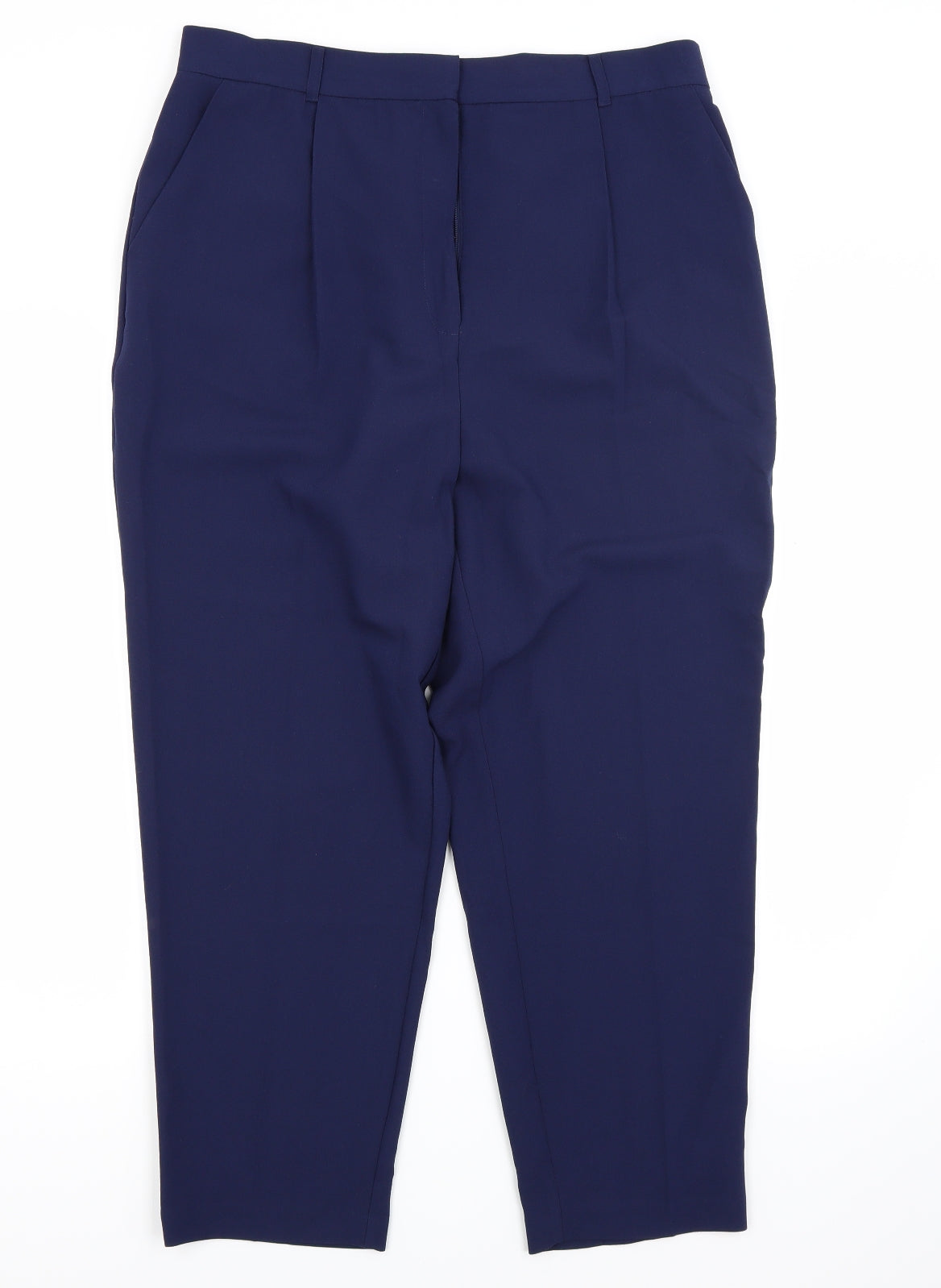 Womens UK Size 16 Papaya Regular Fit  Blue Trousers