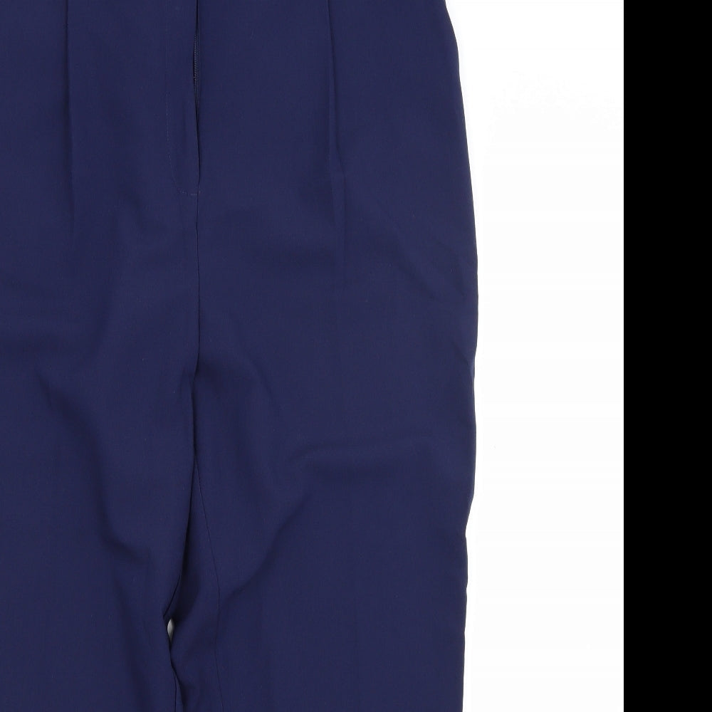 Womens UK Size 16 Papaya Regular Fit  Blue Trousers