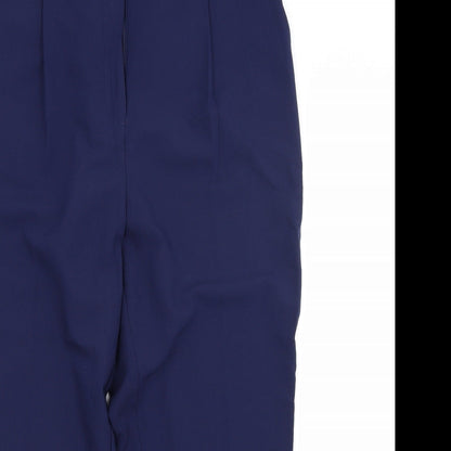 Womens UK Size 16 Papaya Regular Fit  Blue Trousers