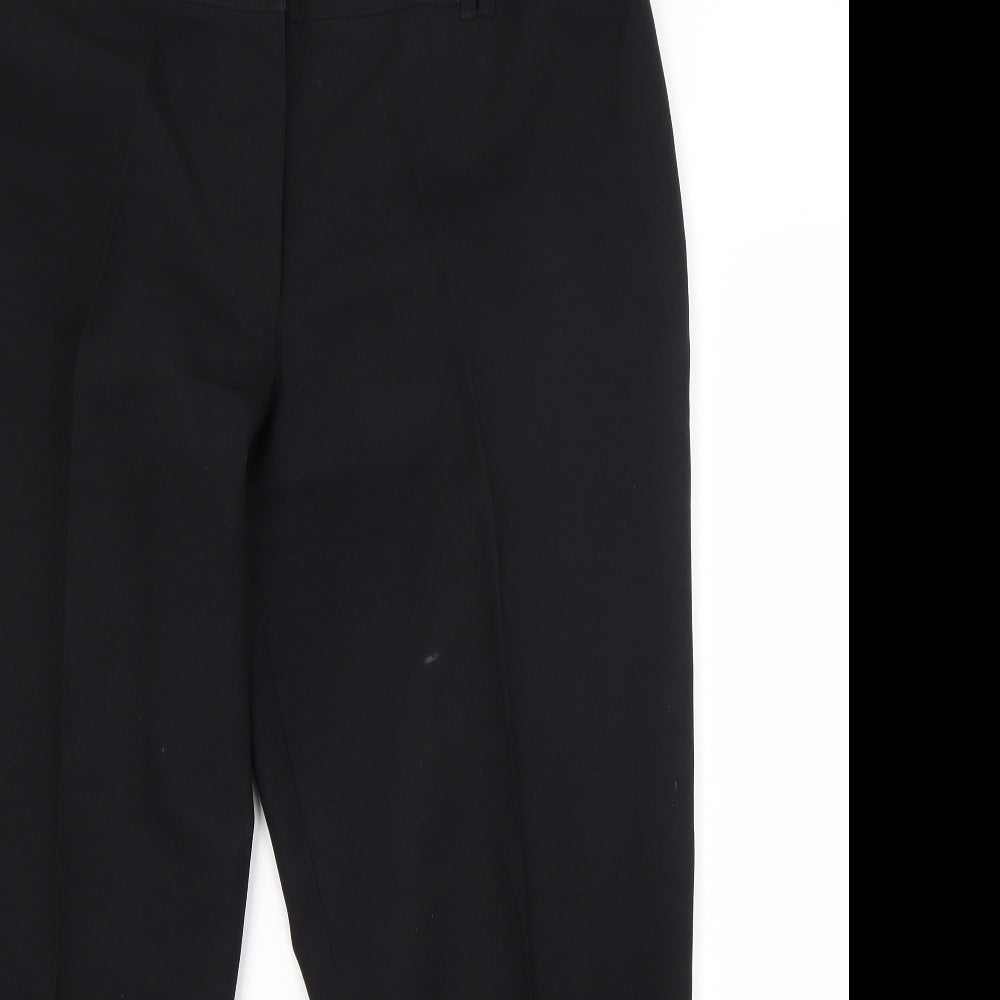 Womens UK Size 16 Papaya Regular Fit  Black Trousers