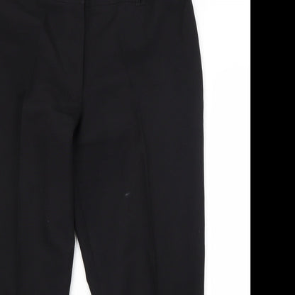 Womens UK Size 16 Papaya Regular Fit  Black Trousers