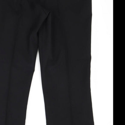 Womens UK Size 16 Papaya Regular Fit  Black Trousers